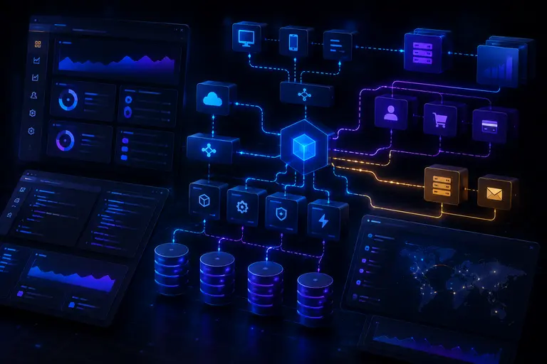 Schéma illustrant l'architecture d'une application web complexe utilisant Next.js, montrant les différentes couches telles que les pages, les composants, les API routes et les optimisations de performance.
